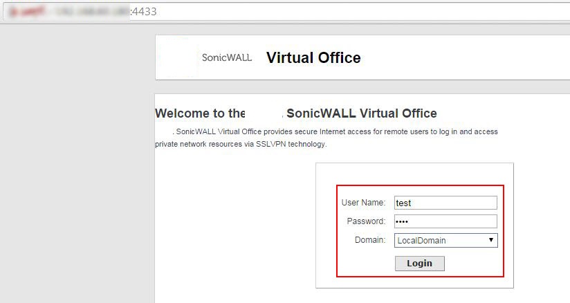 Virtual office portal getting error 