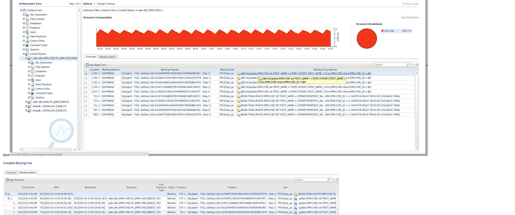 Object IDs not translated in the tree list for Locked Objects for SQL ...