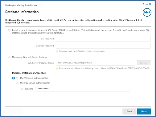 Screen shot from Desktop Authority 10.0.