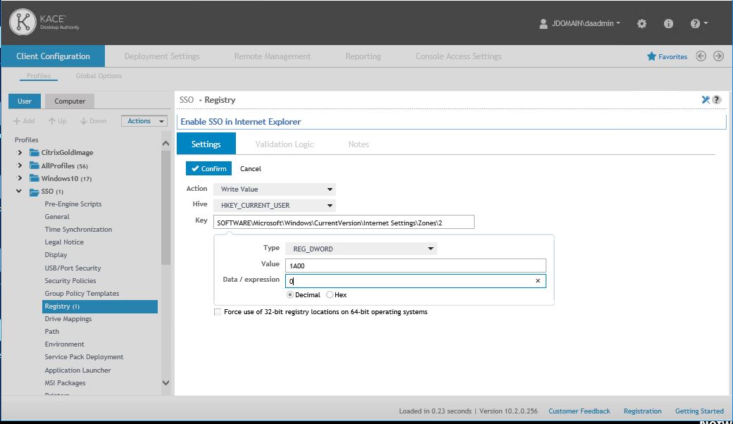 SSO Configuration