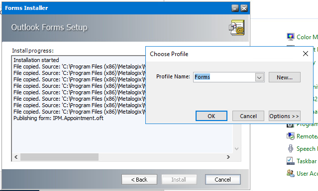Profile Prompt (Forms profile)