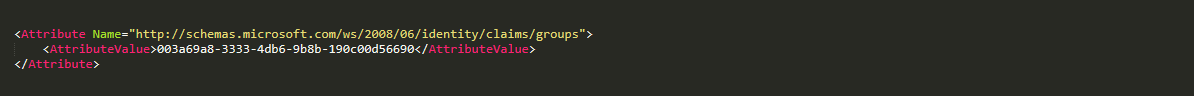 group Attribute AzureAD