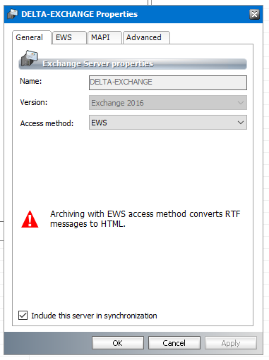 EWS convert RTF to HTML