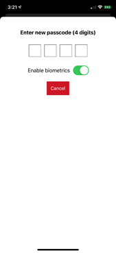 Biometrics enabled