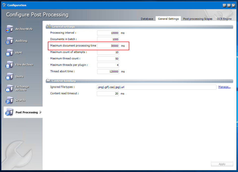 Max Doc Processing