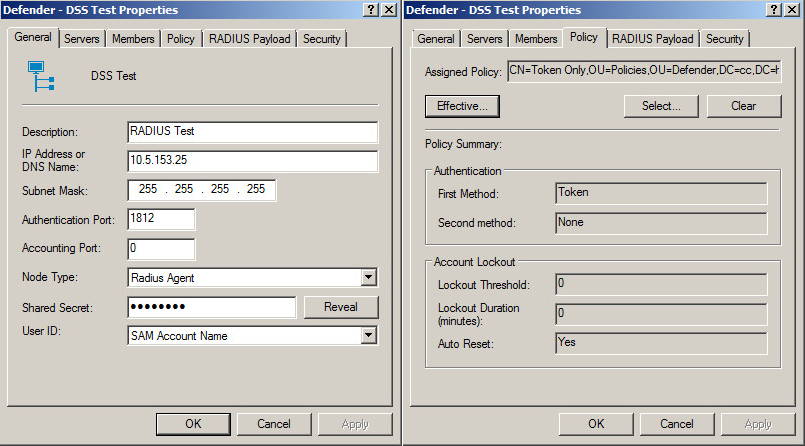 radius test tool