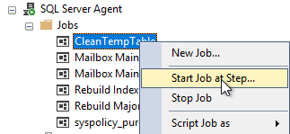 SQL-CleanTempTable-Job