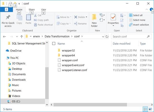 Config files
