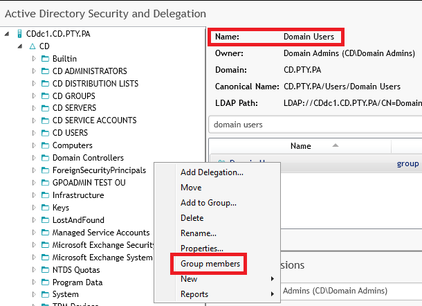 security and delegation