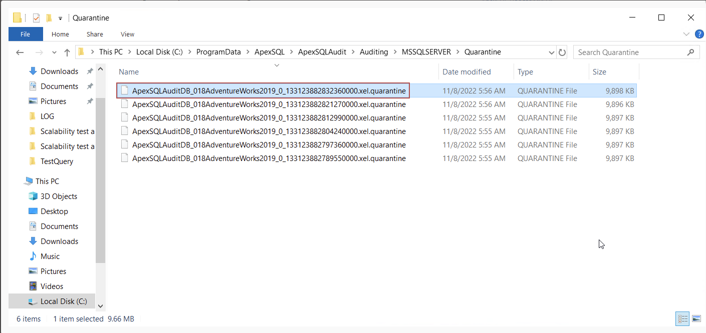 auditing data