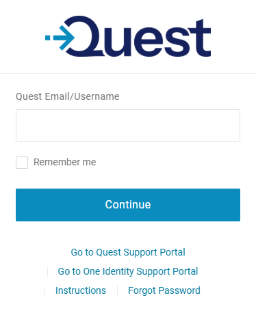 Login Screen