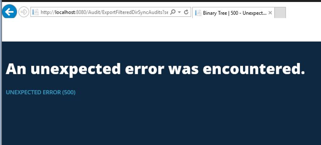 Unable to export logs with filter set to "All" (4375107)