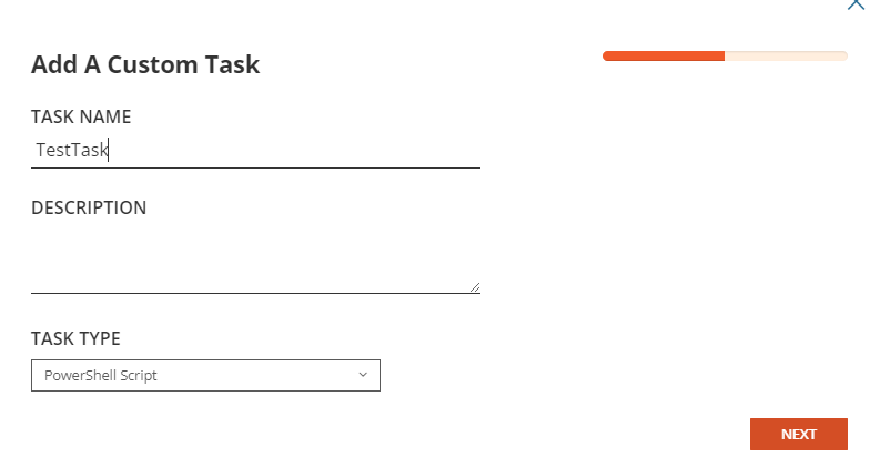 Add Custom Task