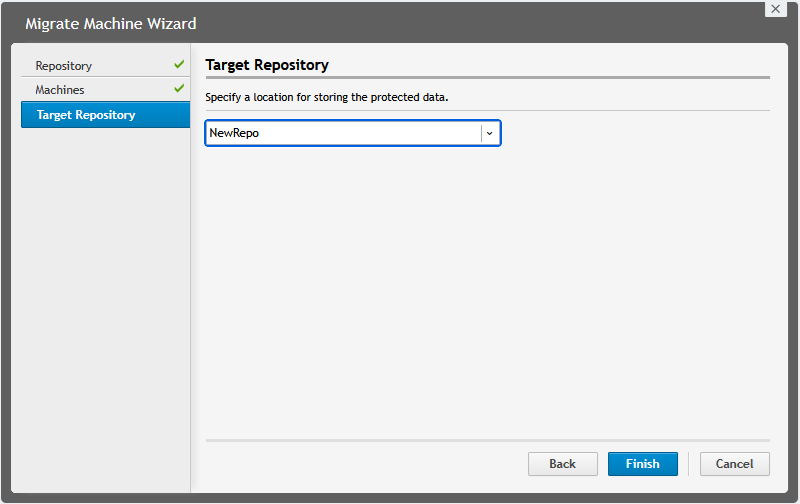 Select the target repository