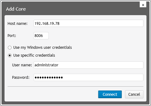 Add Core to Local Mount Utility