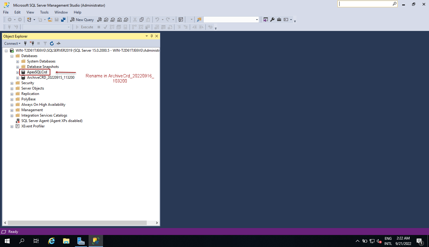 SQL steps