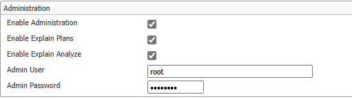PostgreSQL agent explain plan settings