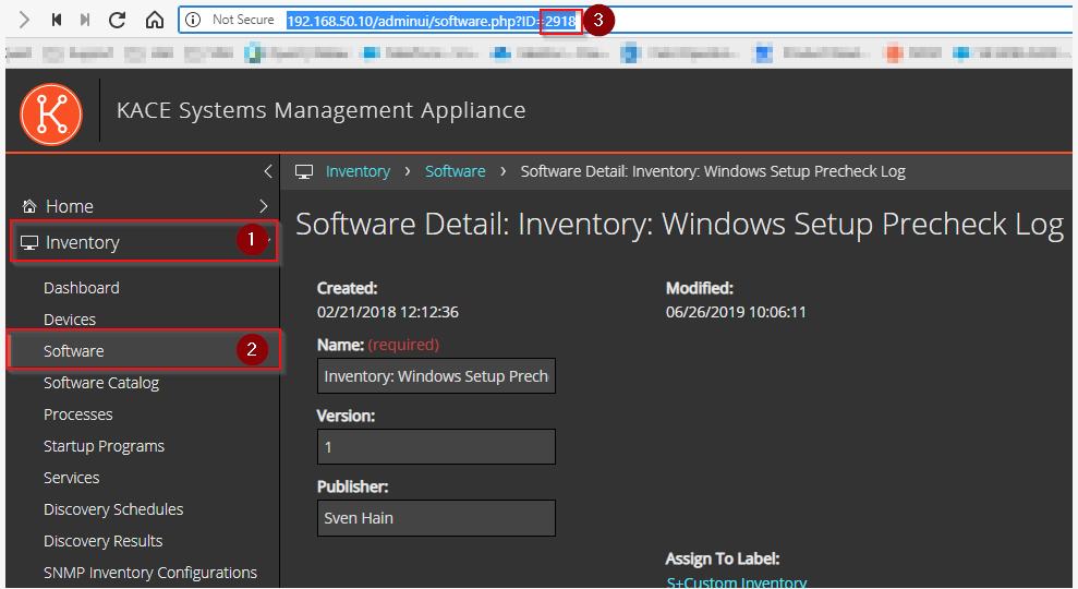 Software Detail