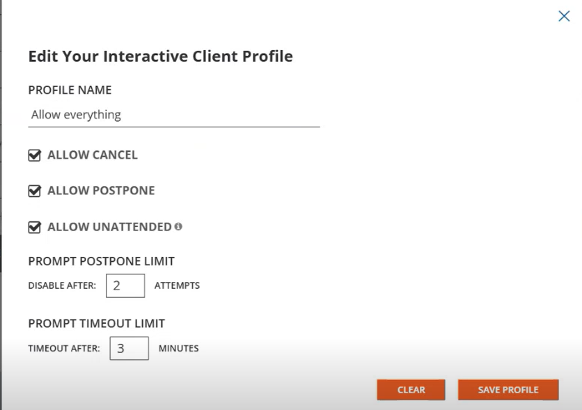 ODM AD Tool Options