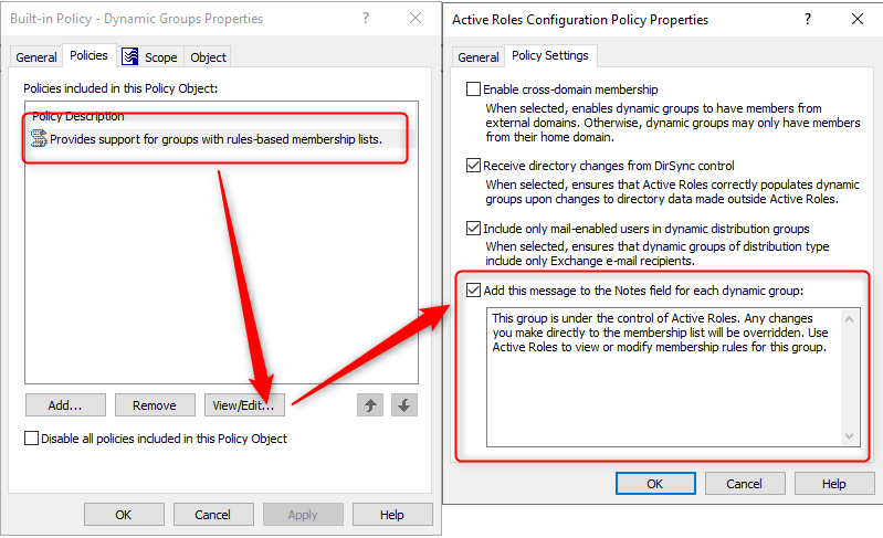 Dynamic Group Policy