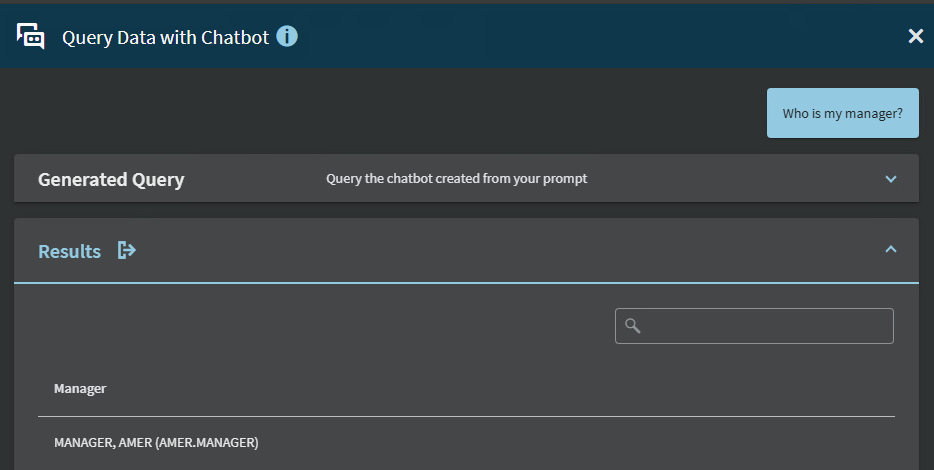 User now accessing the Chatbot in the Web portal