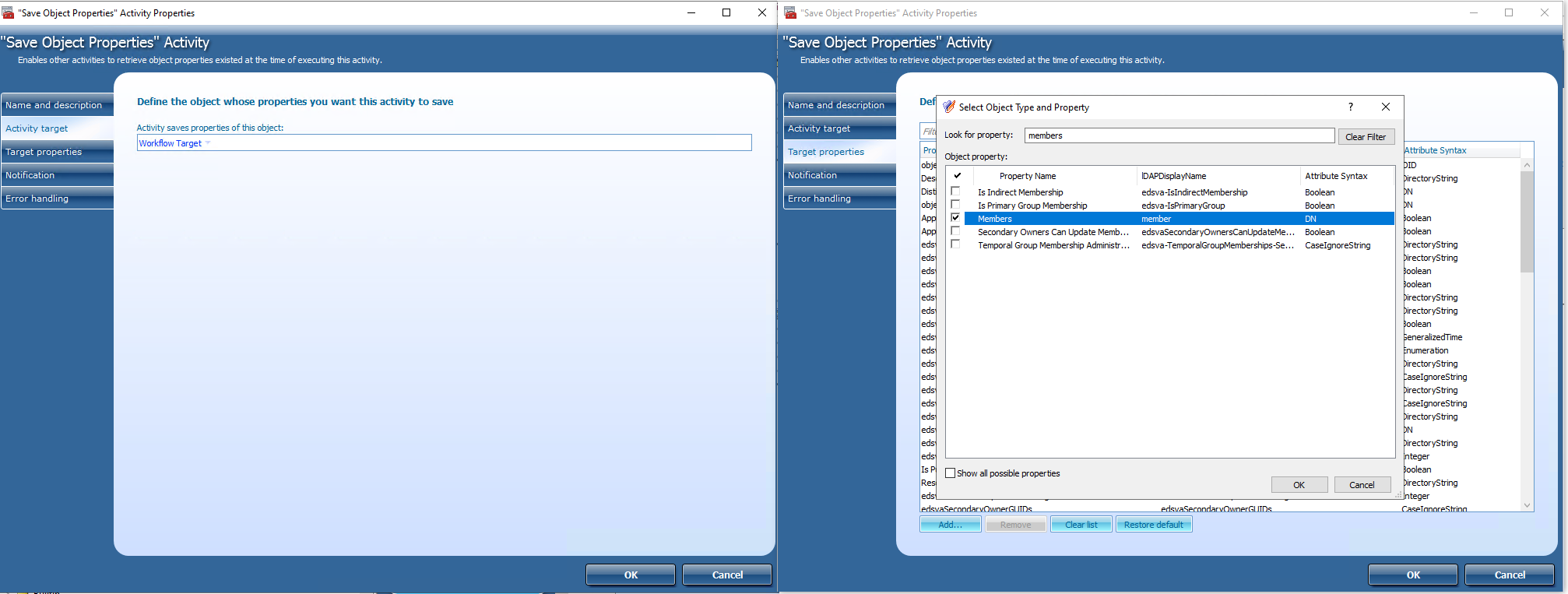 Configure Activity