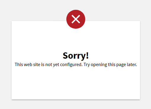 Error pmselfservice