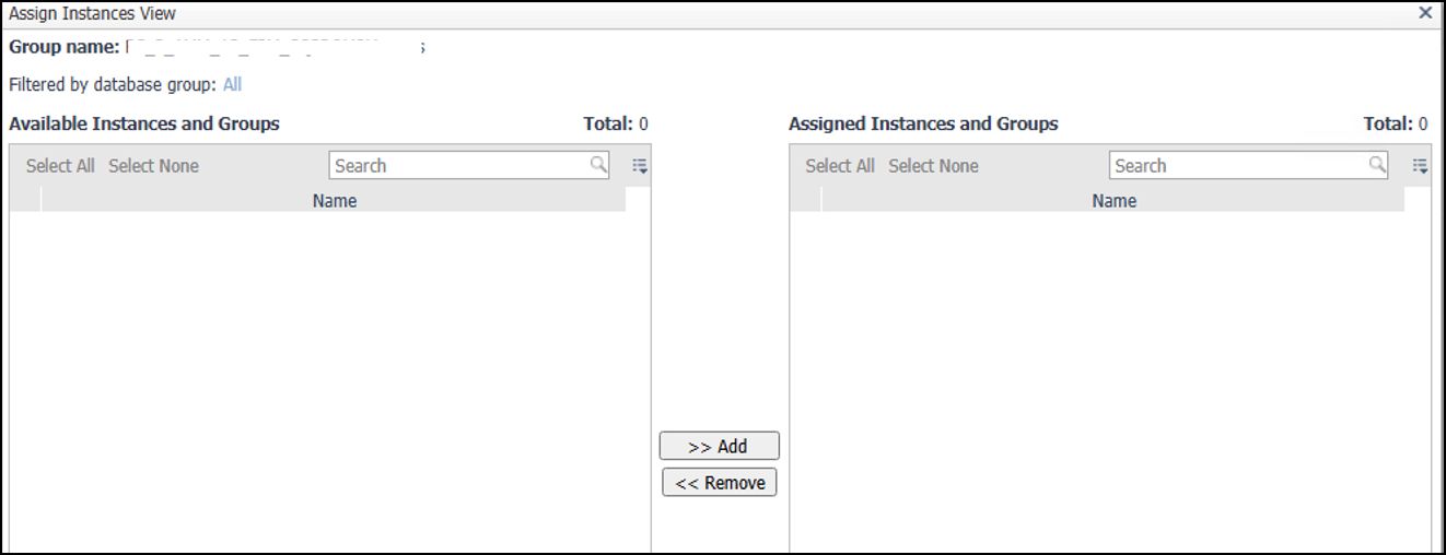 wizard does not show any instance names