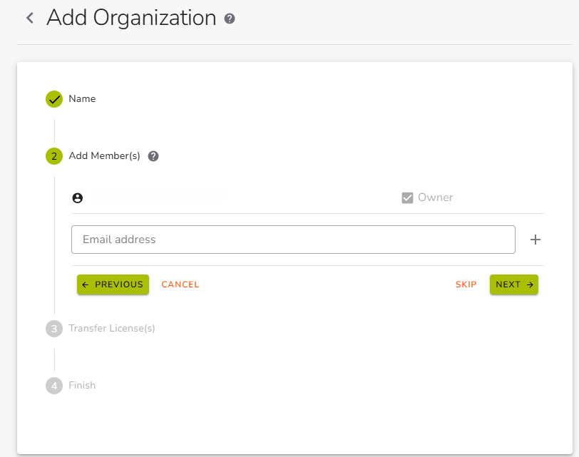 Add Organization