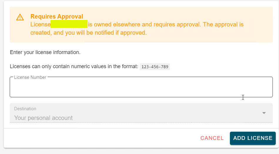 Require aproval